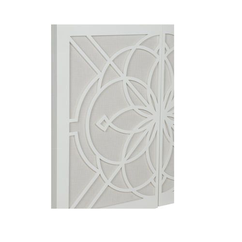 Chelsea House Flower Of Life Cabinet White