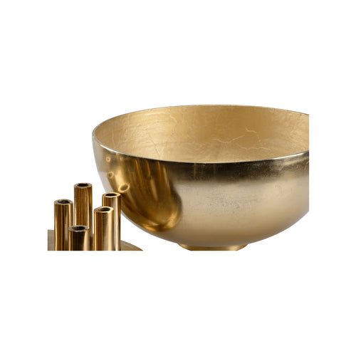 Chelsea House Fluted Brass Vase