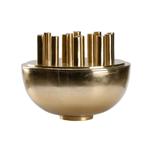 Chelsea House Fluted Brass Vase