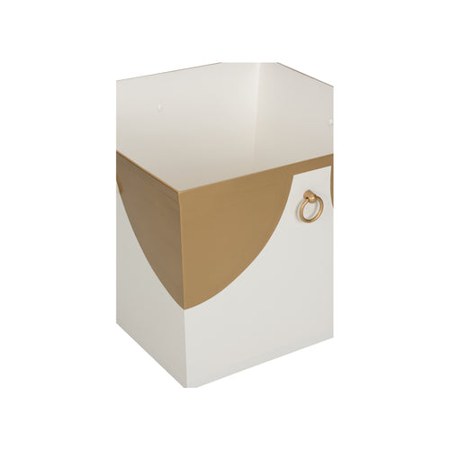 Chelsea House Plais Planter Short White/Gold