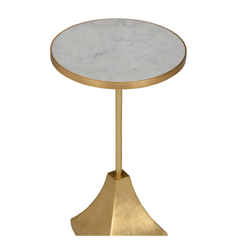 Chelsea House Essex Drinks Table White Marble