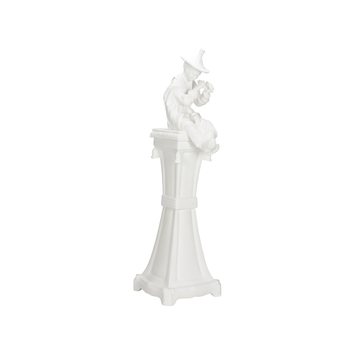 Chelsea House Chinese Man On Pedestal White
