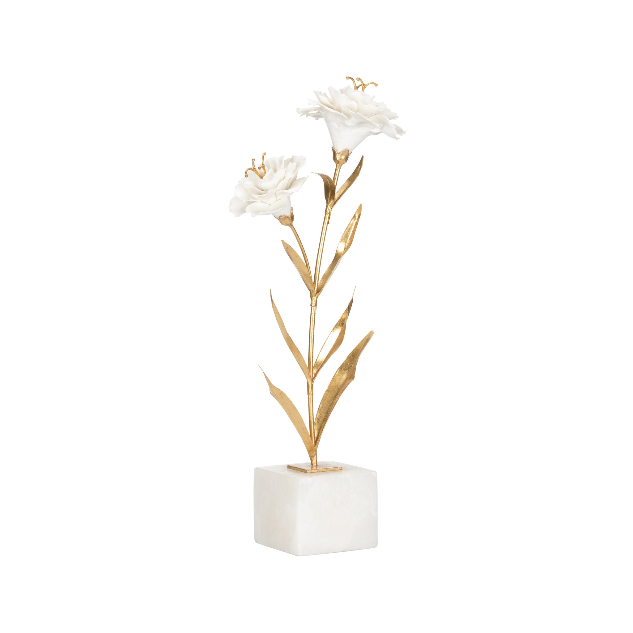 Chelsea House Carnation On Alabaster Stand