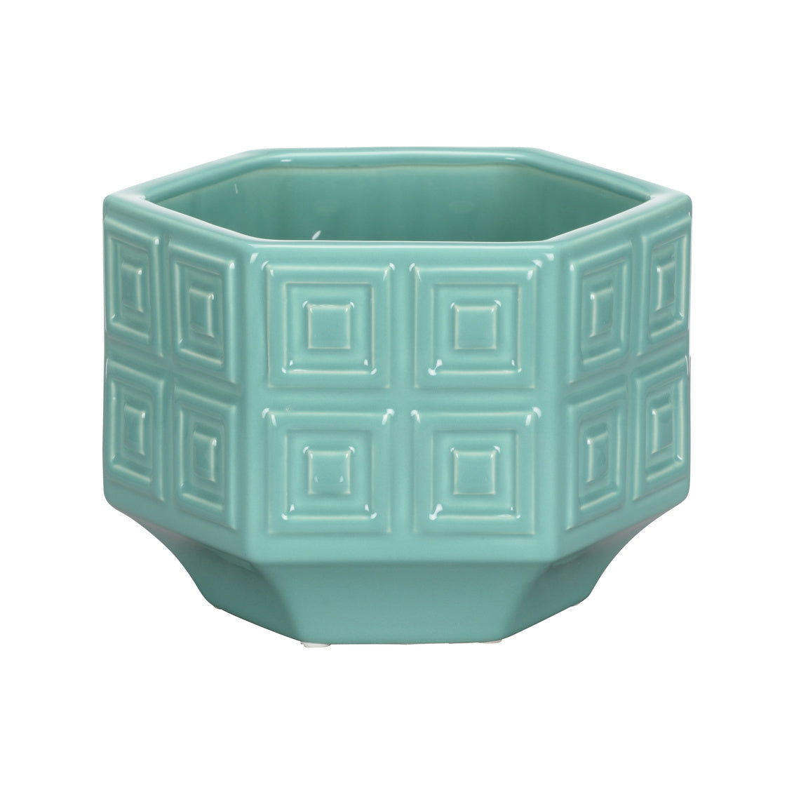 Chelsea House Dover Cachepot Turquoise