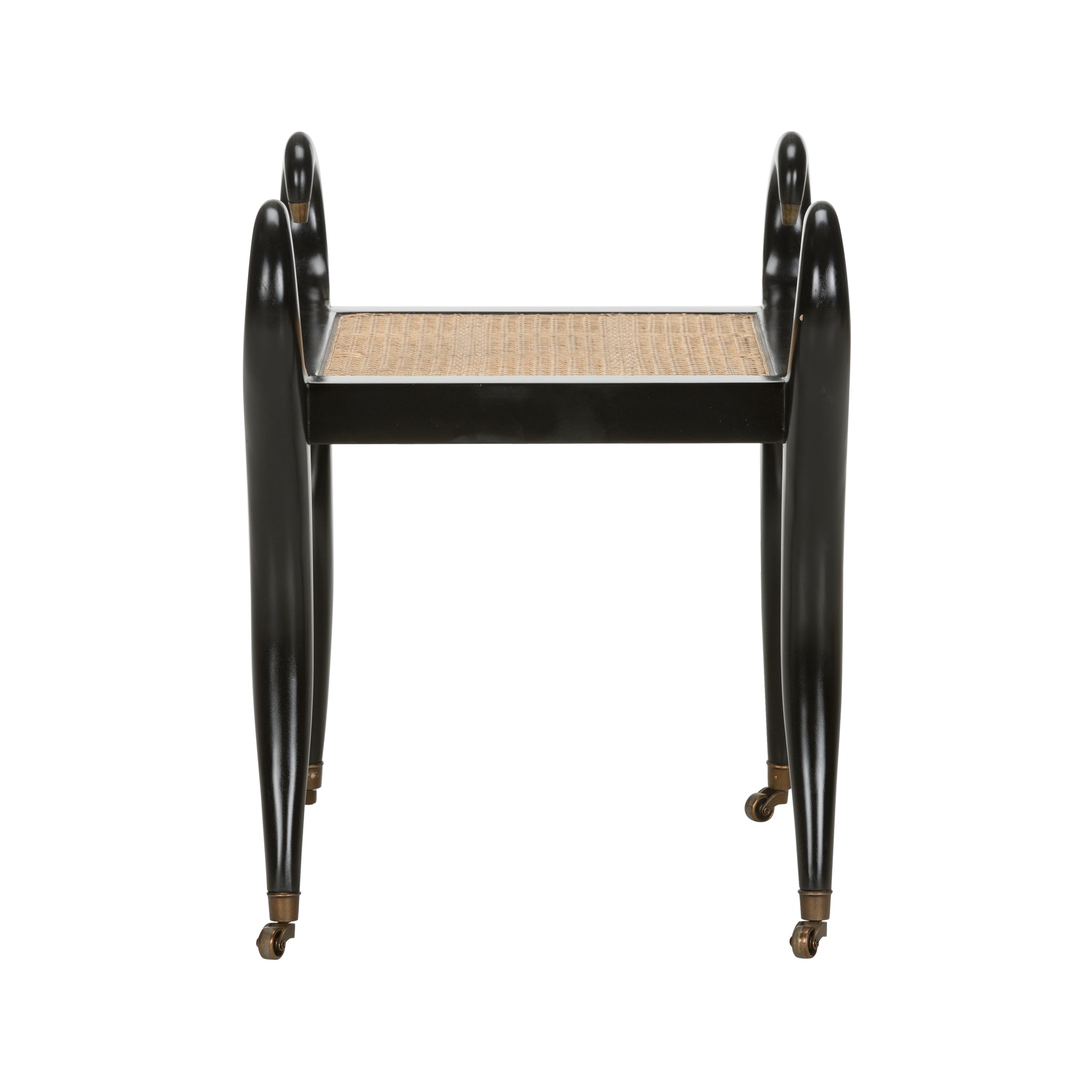 Chelsea House Swan Vanity Bench Black