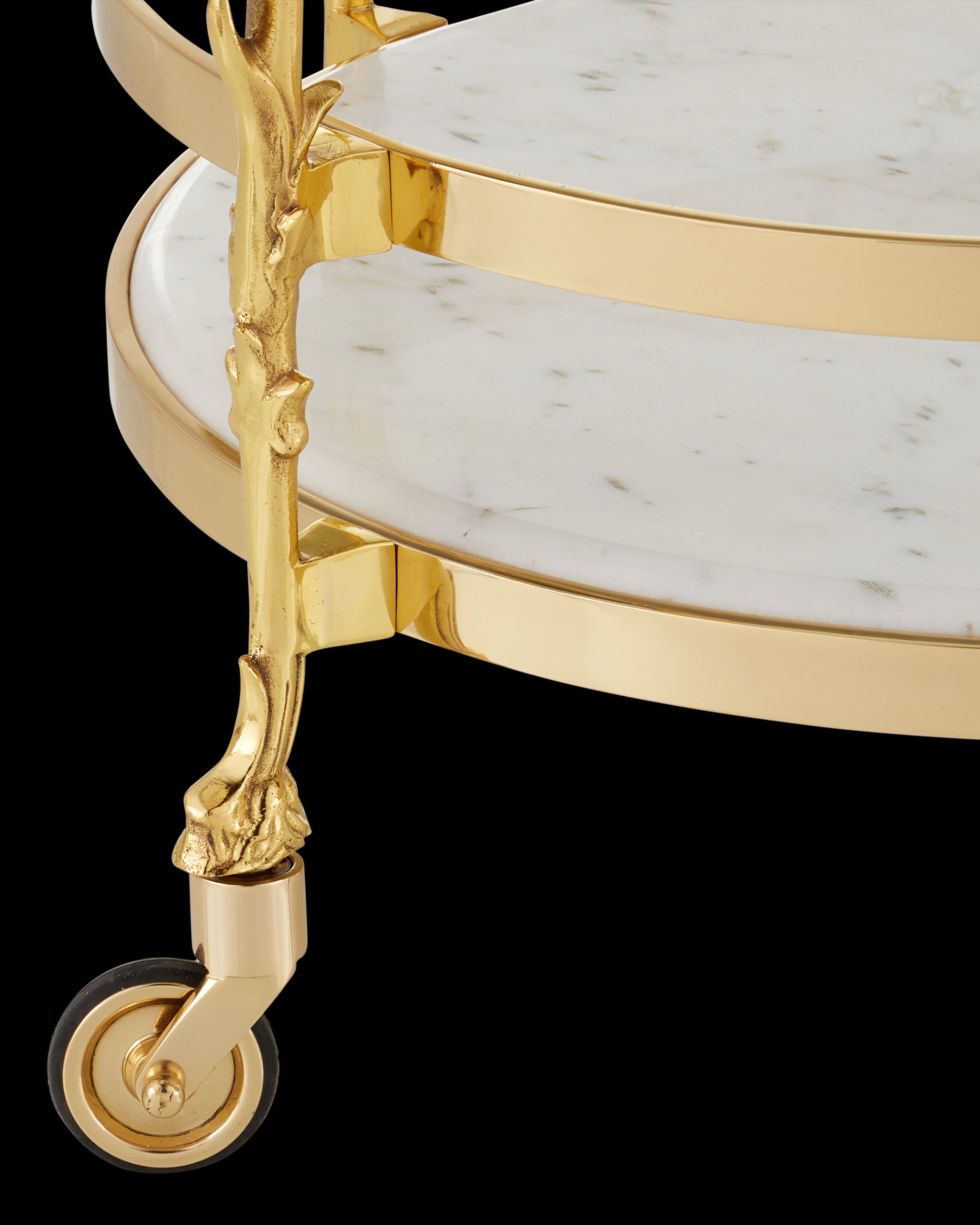 Currey & Company Fiore Bar Cart