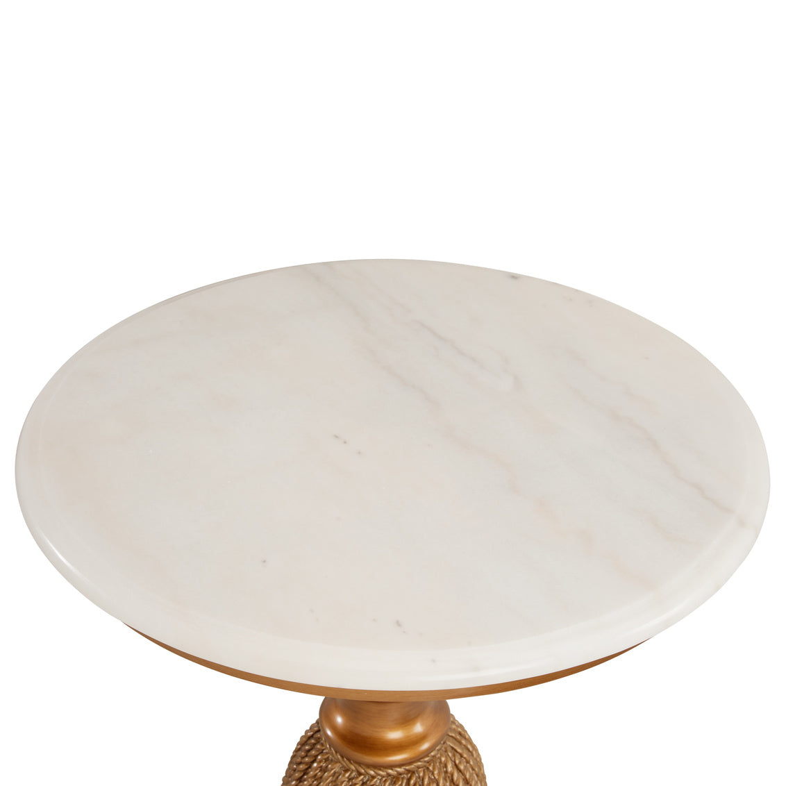 Chelsea House Tassel Side Table Silver & Gold