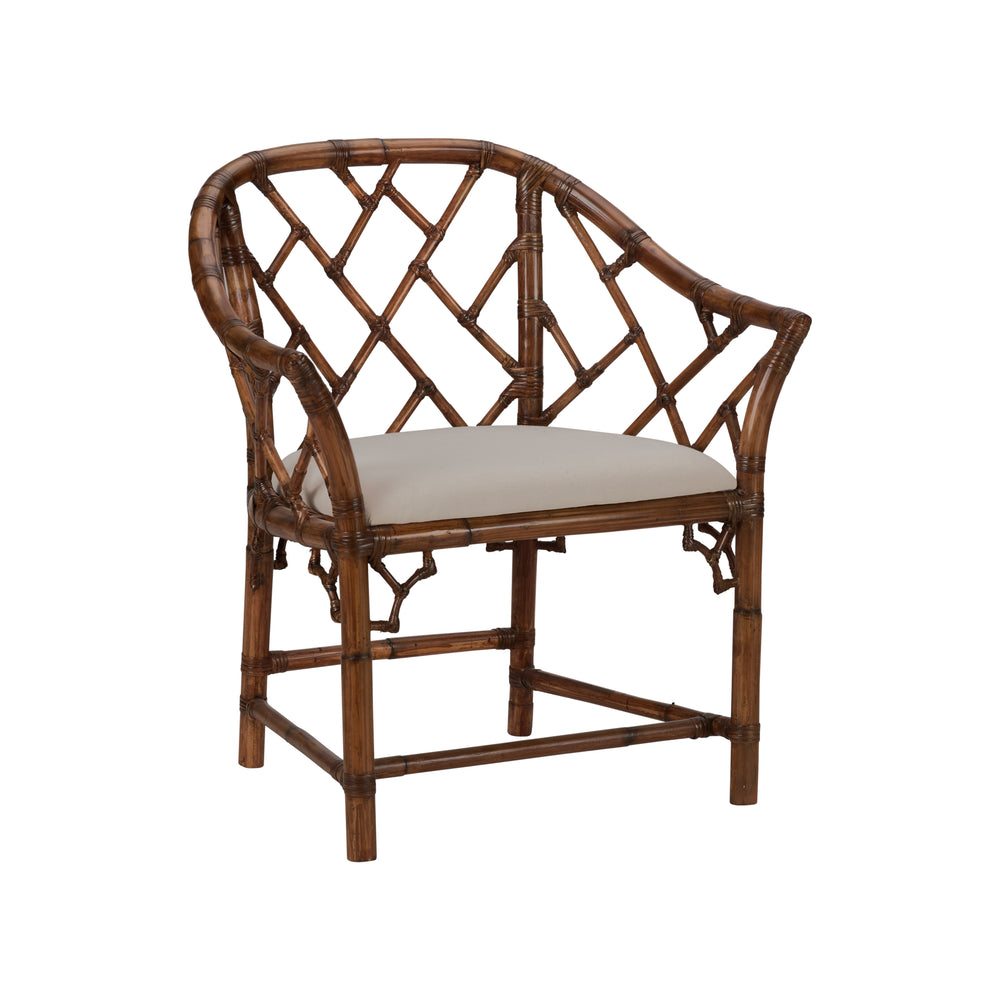 Chelsea House Chippendale Bamboo Arm Chair