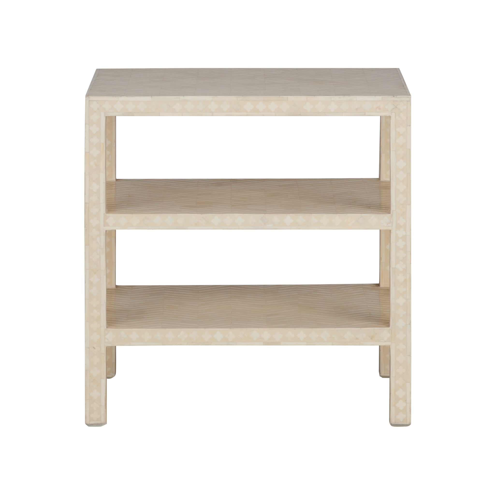 Chelsea House Leaf Inlay Side Table