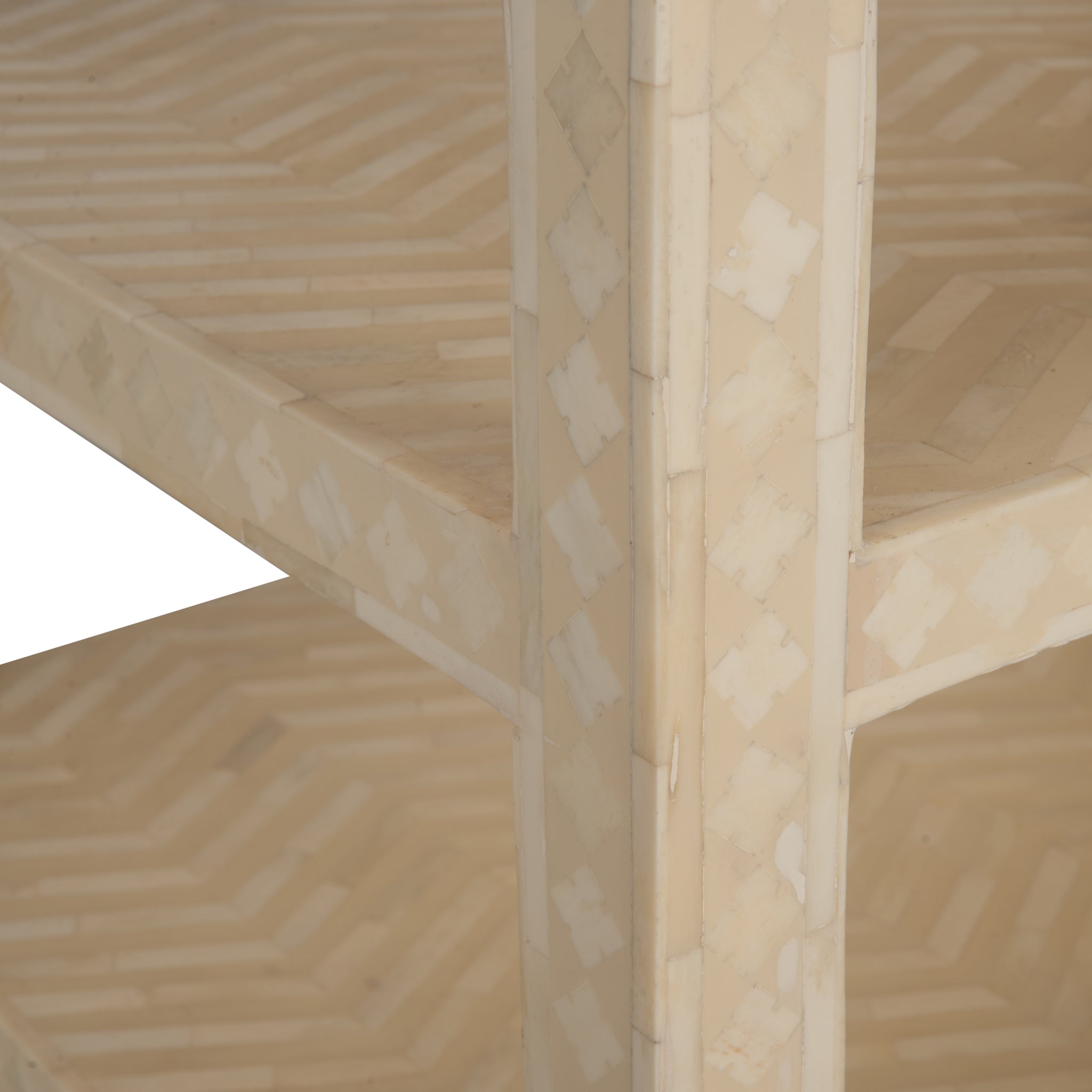 Chelsea House Leaf Inlay Side Table