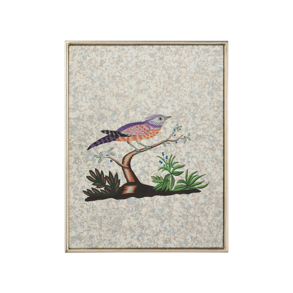 Chelsea House Square Antiqued Mirrored Bird A