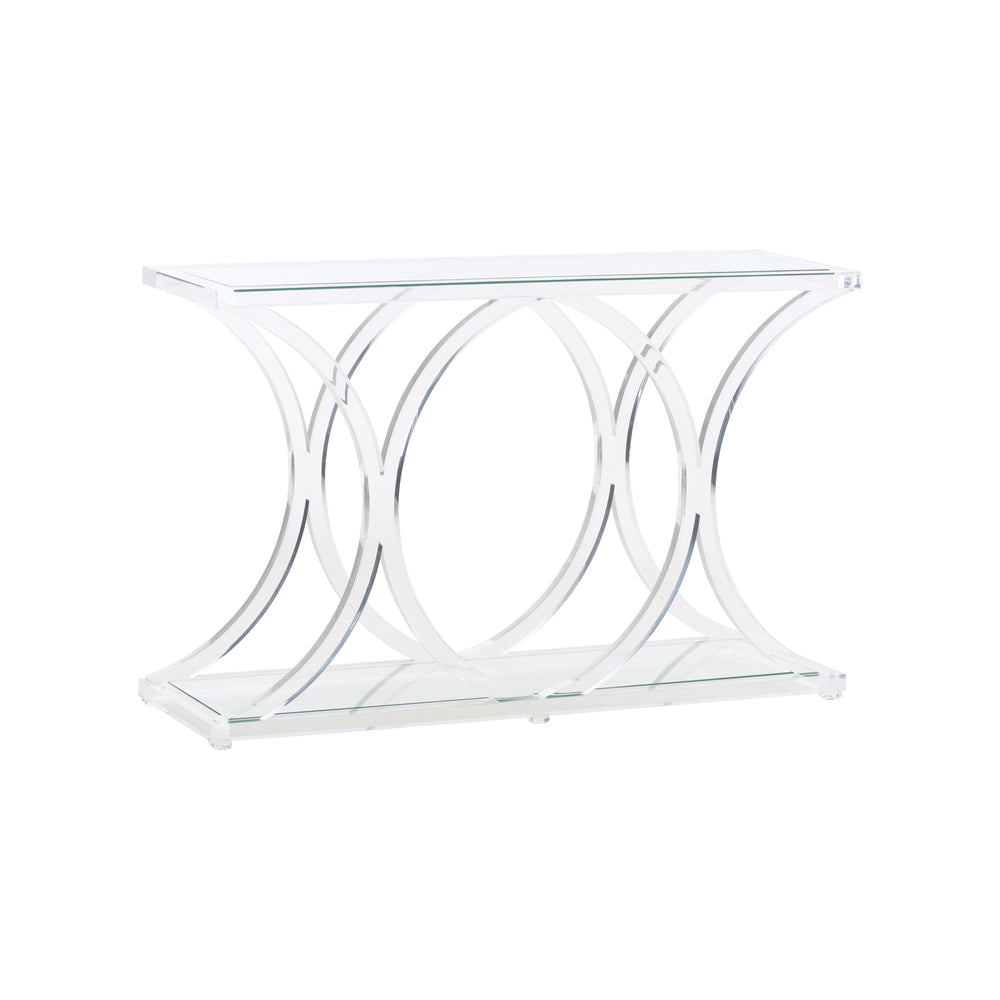 Chelsea House Sweeping Acrylic Console