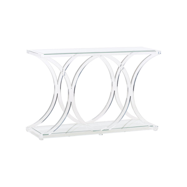 Chelsea House Sweeping Acrylic Console