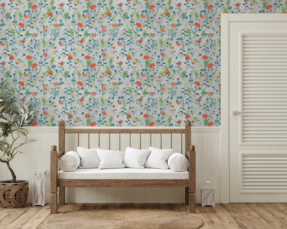 Paule Marrot Poppies Wallpaper