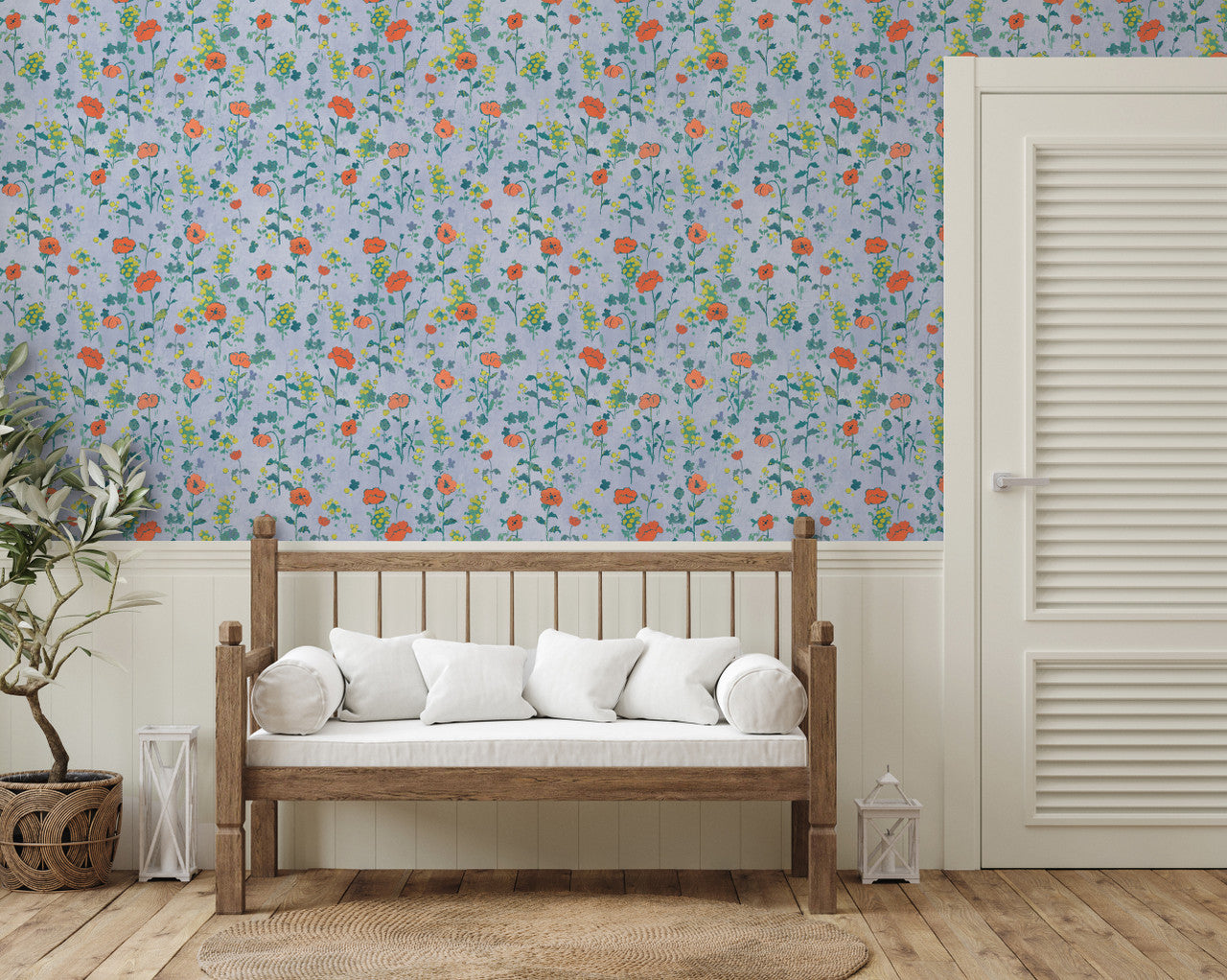 Paule Marrot Poppies Wallpaper
