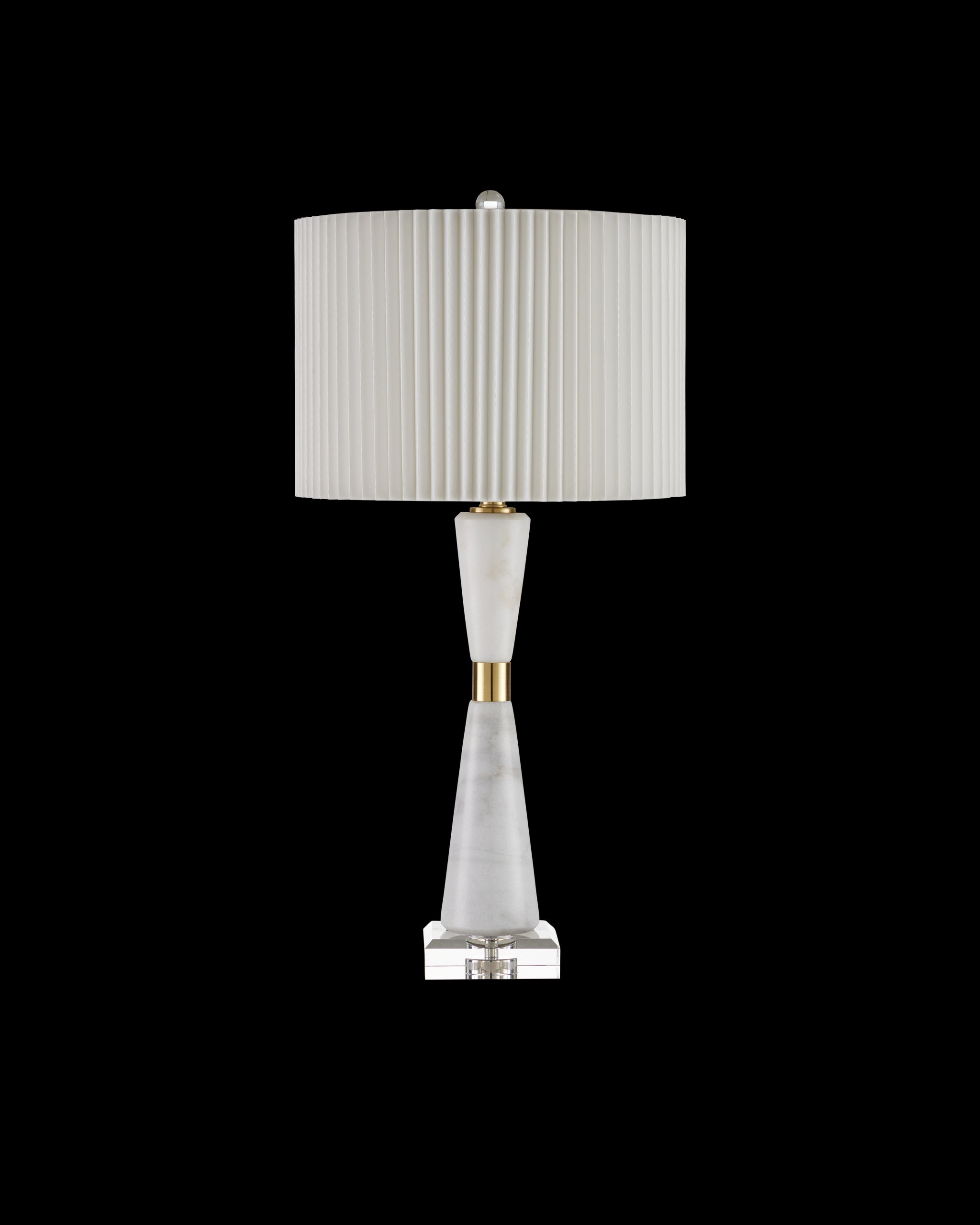 Currey & Company Edelmar White Table Lamp
