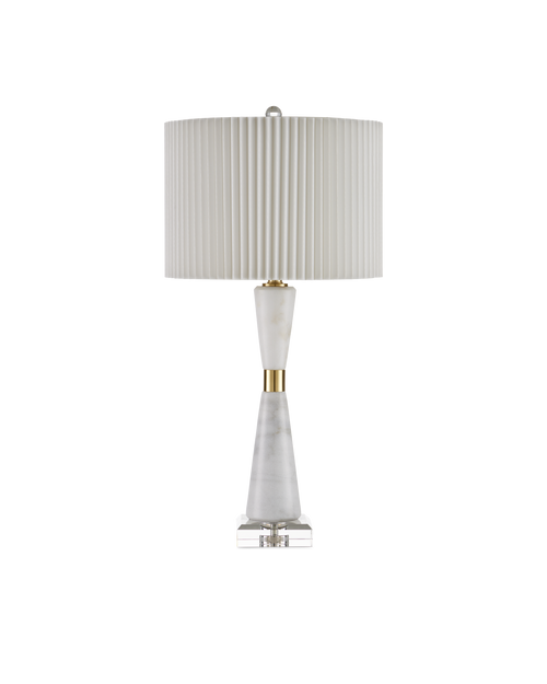 Currey & Company Edelmar White Table Lamp