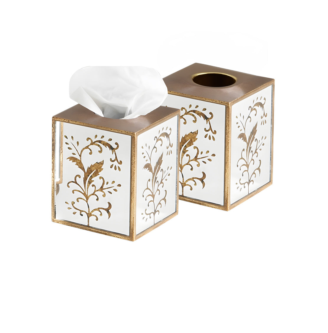 Chelsea House Madison Mirrored Tissue Box