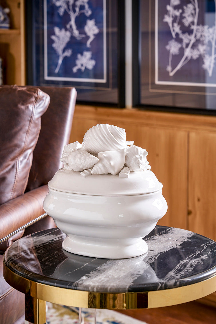Chelsea House Shell Ceramic Tureen