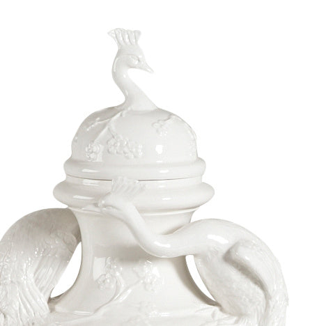 Chelsea House - Peacock Ceramic Urn