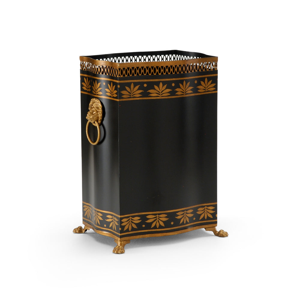 Chelsea House Carlton Wastebasket, Black