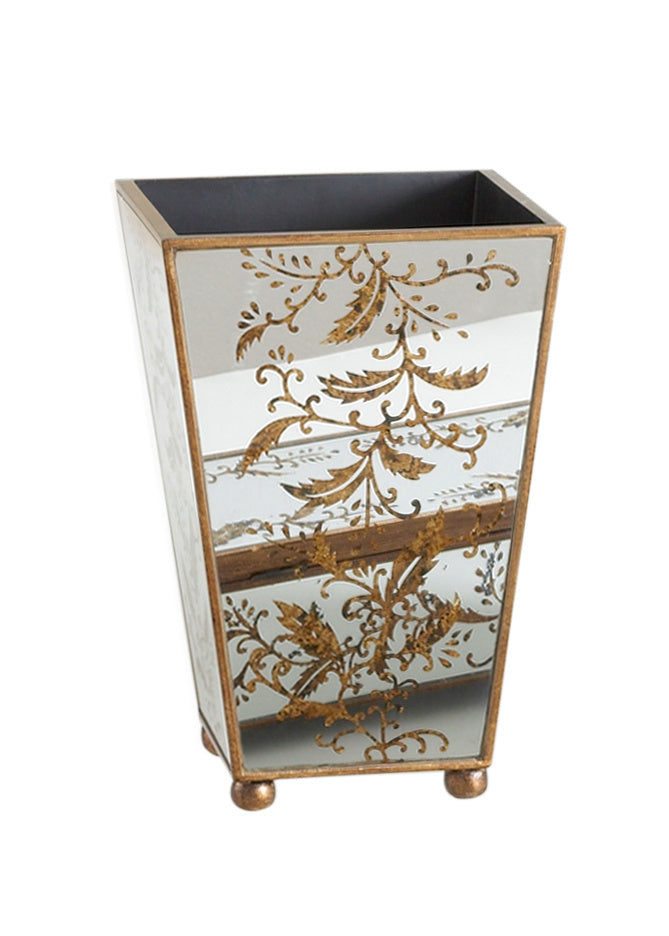 Chelsea House Madison Mirrored Wastebasket