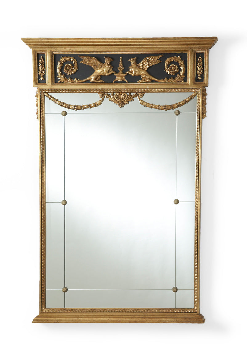 Chelsea House Griffon Mirror Black/Gold