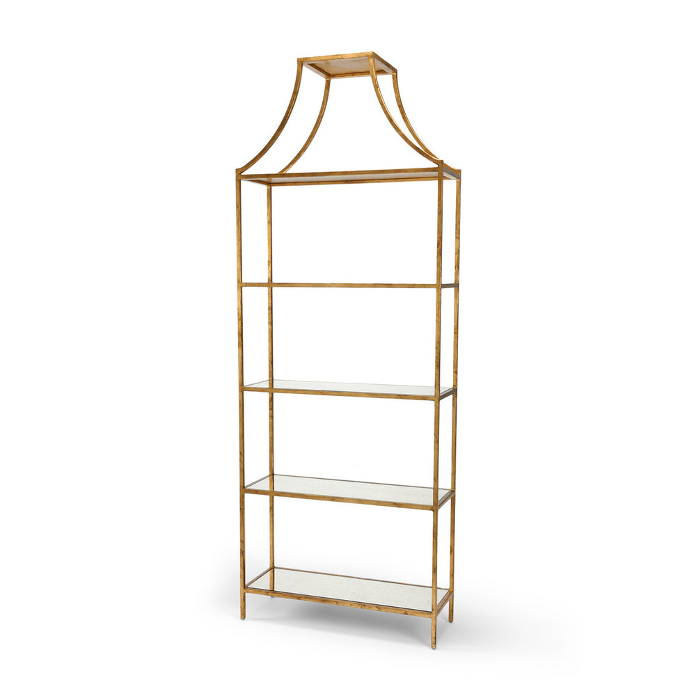 Chelsea House Classic Gilt Etagere in Gold