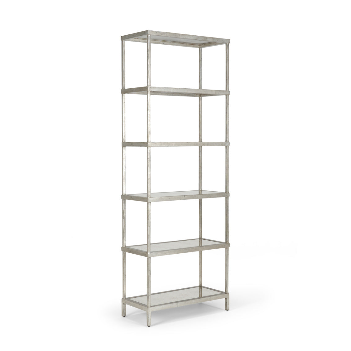 Chelsea House Etagere Bookcase, Silver
