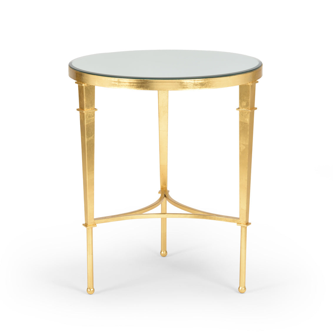 Chelsea House Round Regent Table in Gold