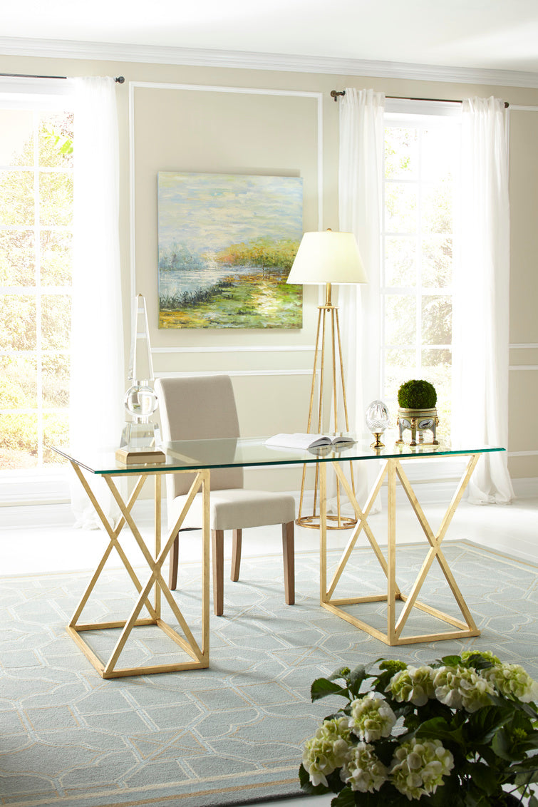 Chelsea House Lisa Kahn Gilt Desk Gold