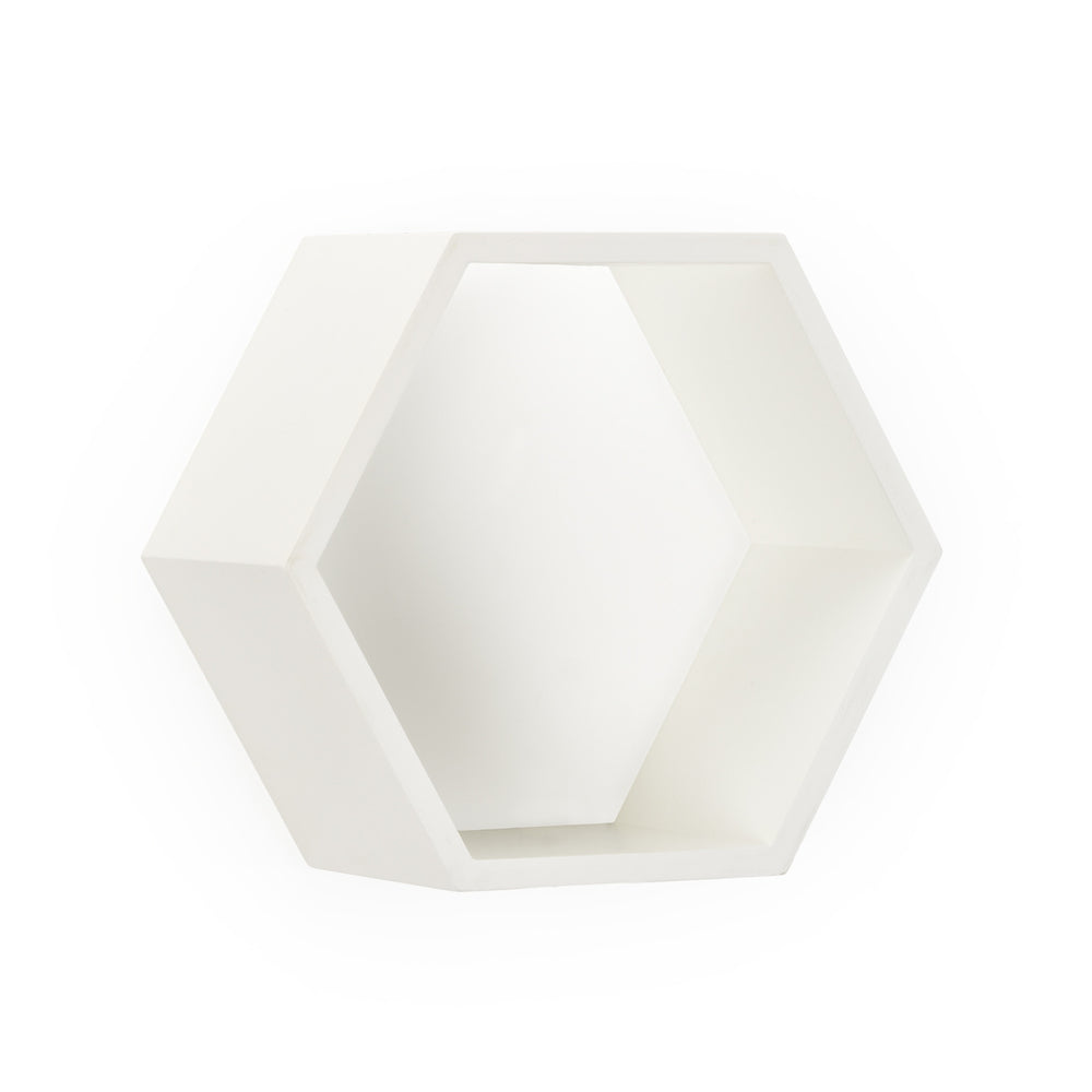 Chelsea House Lisa Kahn Honeycomb Wall Box White