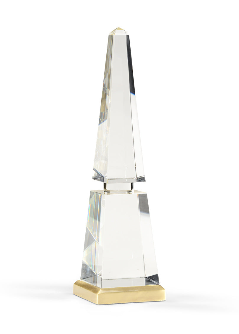 Chelsea House Large Crystal Obelisk