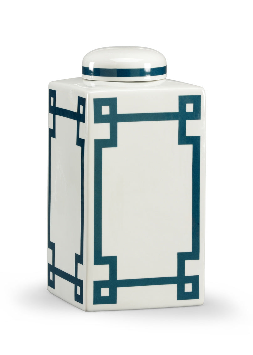 Chelsea House Parquetry Vase Blue