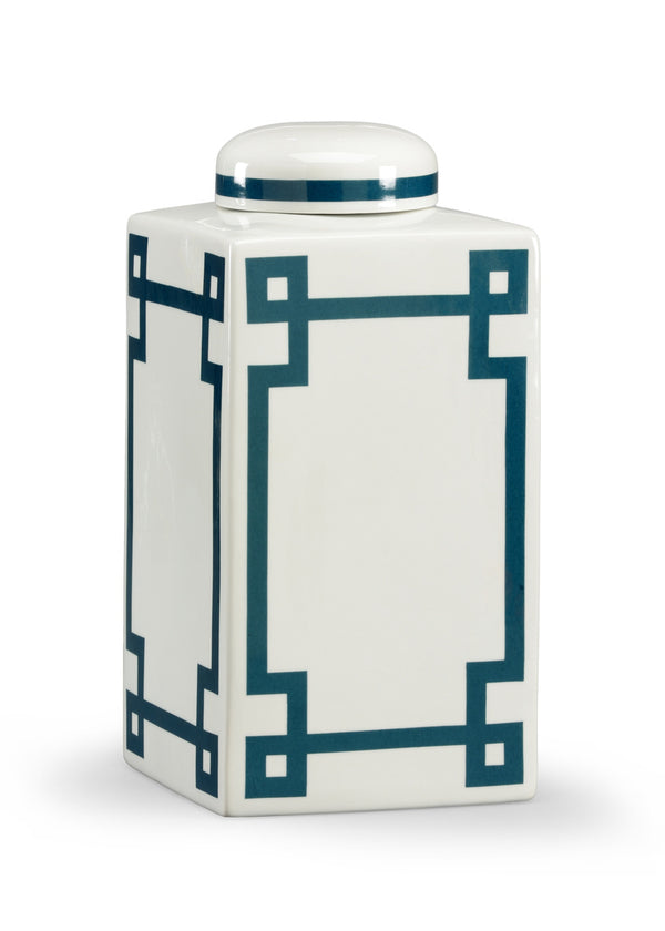 Chelsea House Parquetry Vase Blue