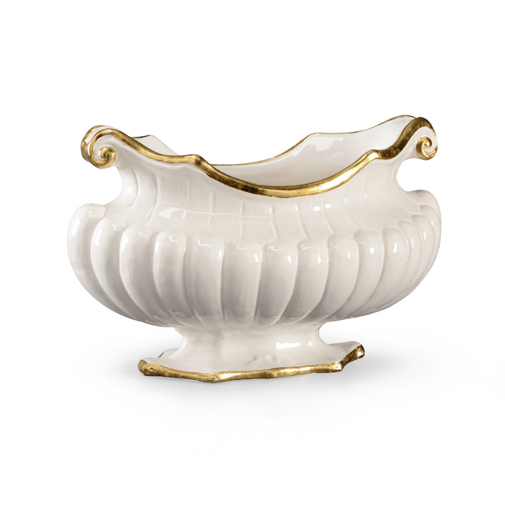 Chelsea House Oval Pot White