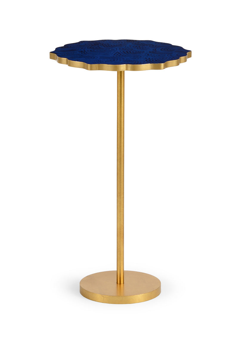Chelsea House Lapis Blue Side Table