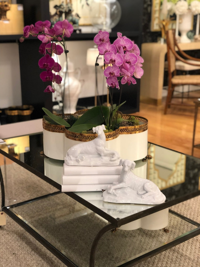 Chelsea House Tracery Cachepot Cream