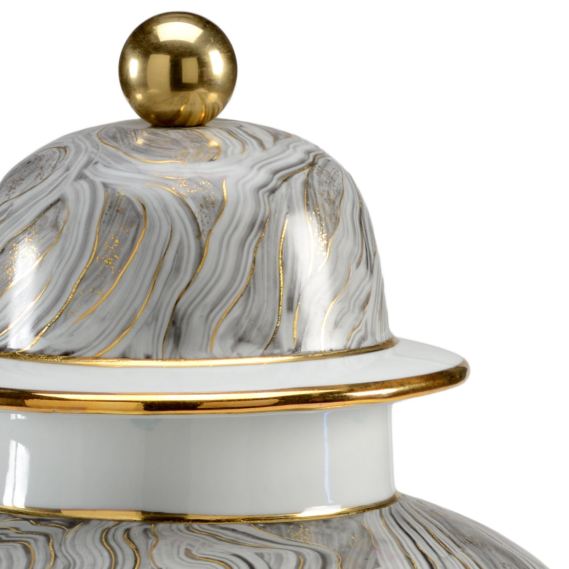 Chelsea House Marbleized Covered Urn