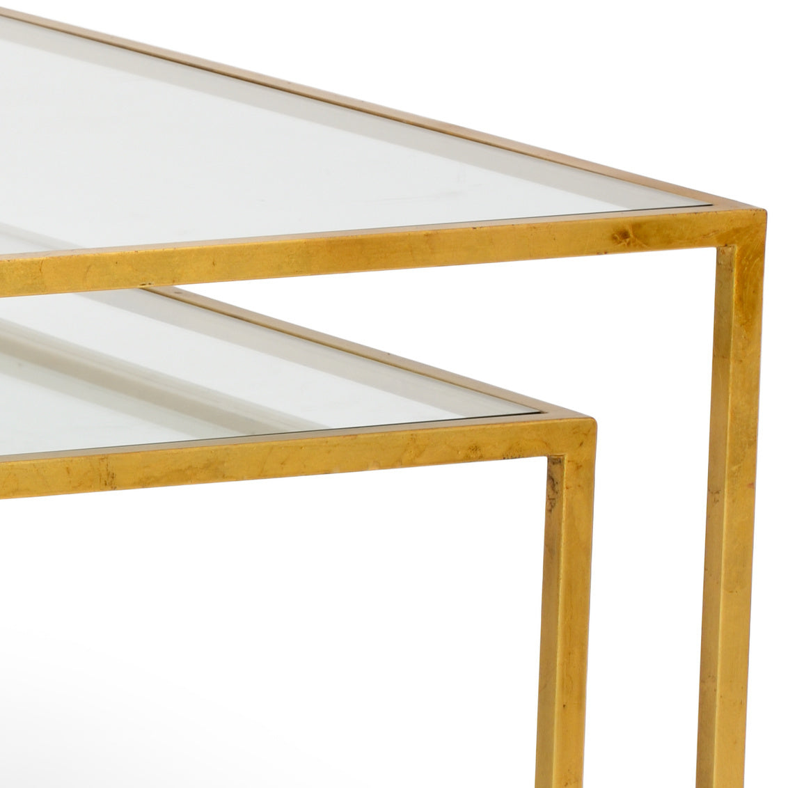 Chelsea House Nested Cocktail Tables in Gold