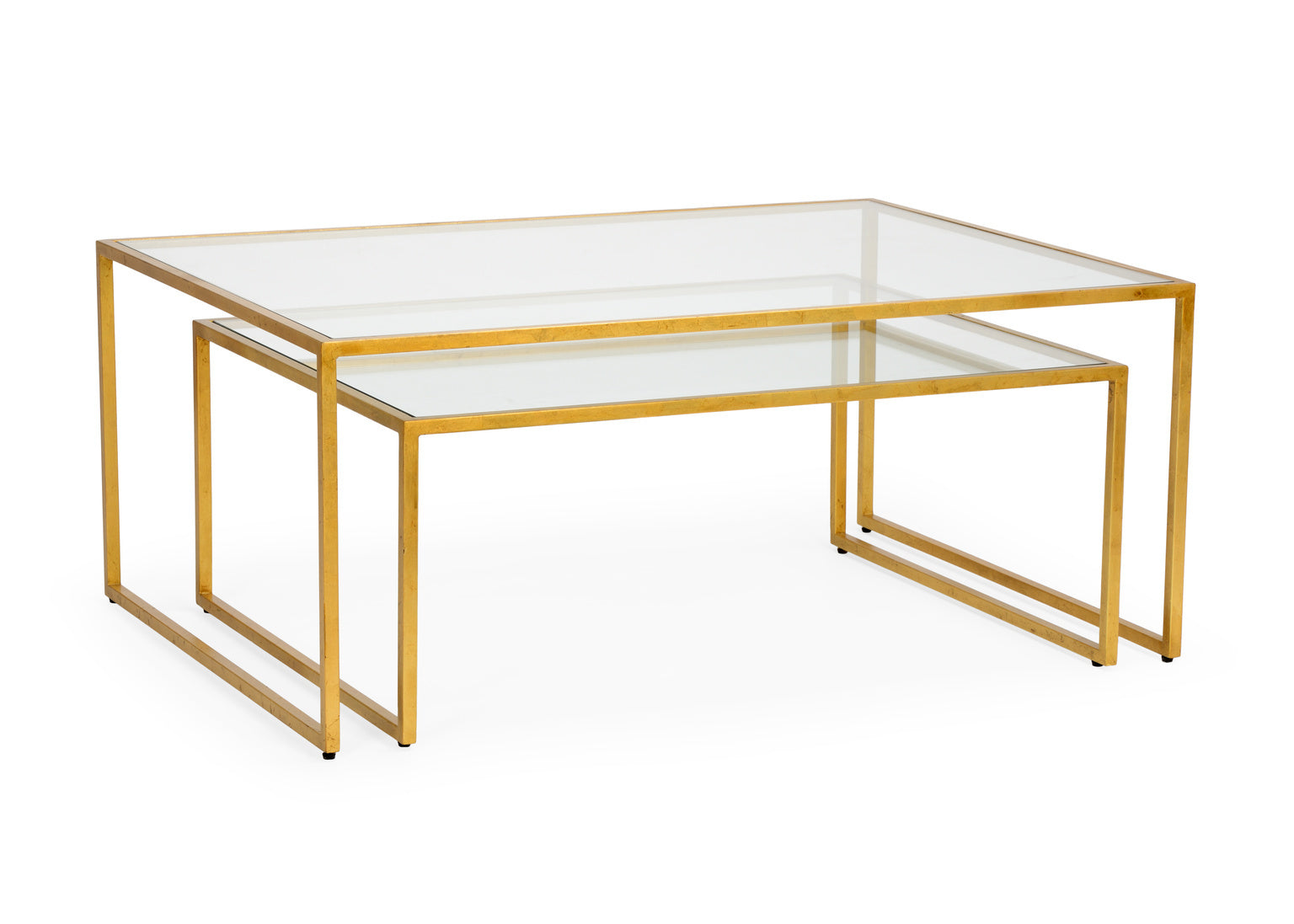 Chelsea House Nested Cocktail Tables in Gold