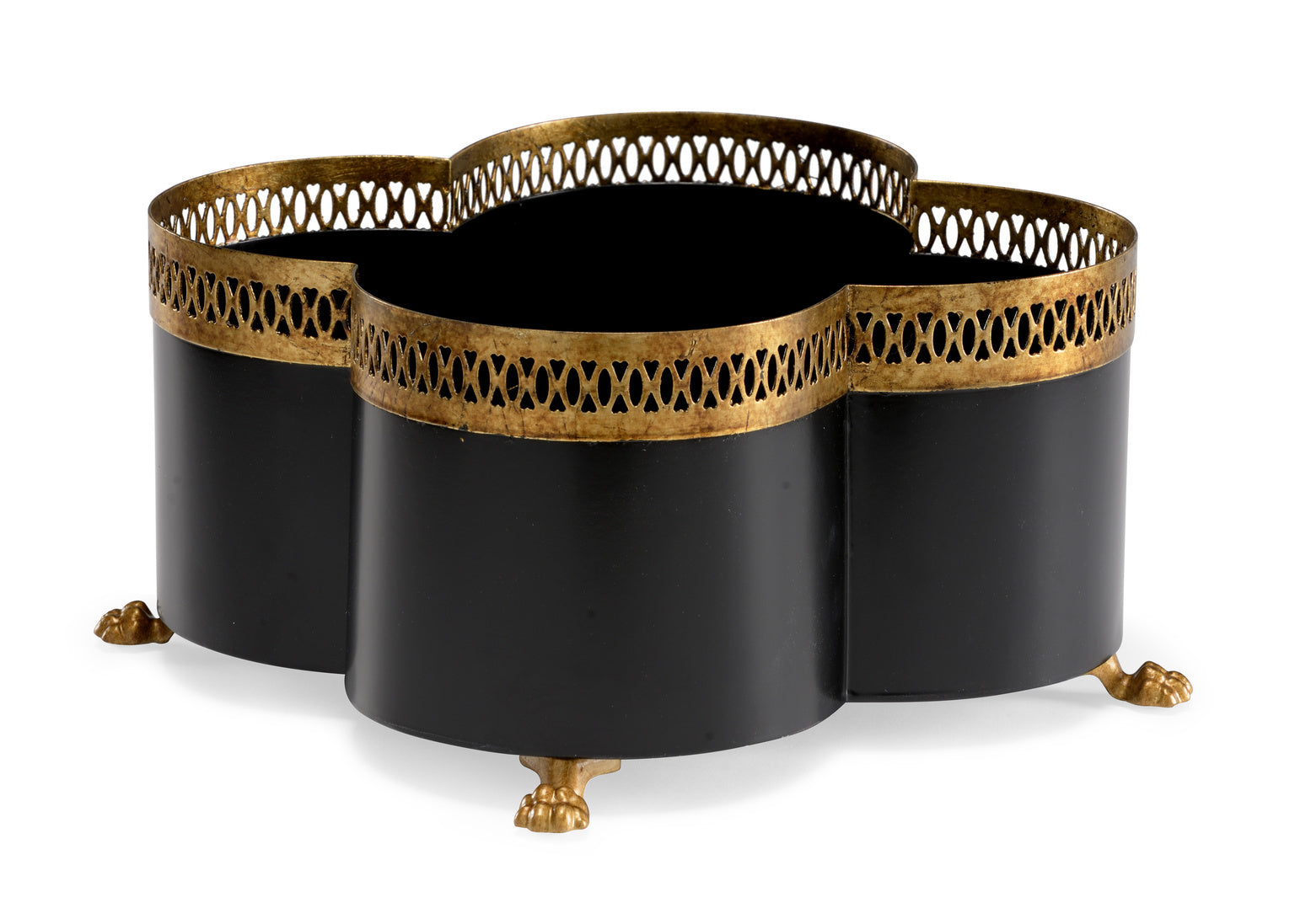 Chelsea House Tracery Cachepot Black (Sm)