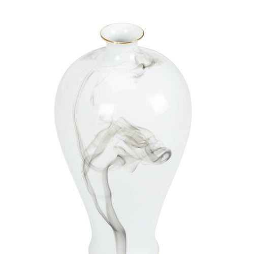 Wildwood White Cinder And Smoke Vase (Med)