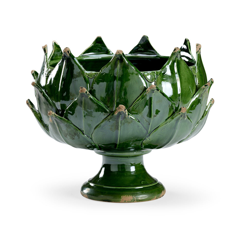 Chelsea House Green Leaf Vase
