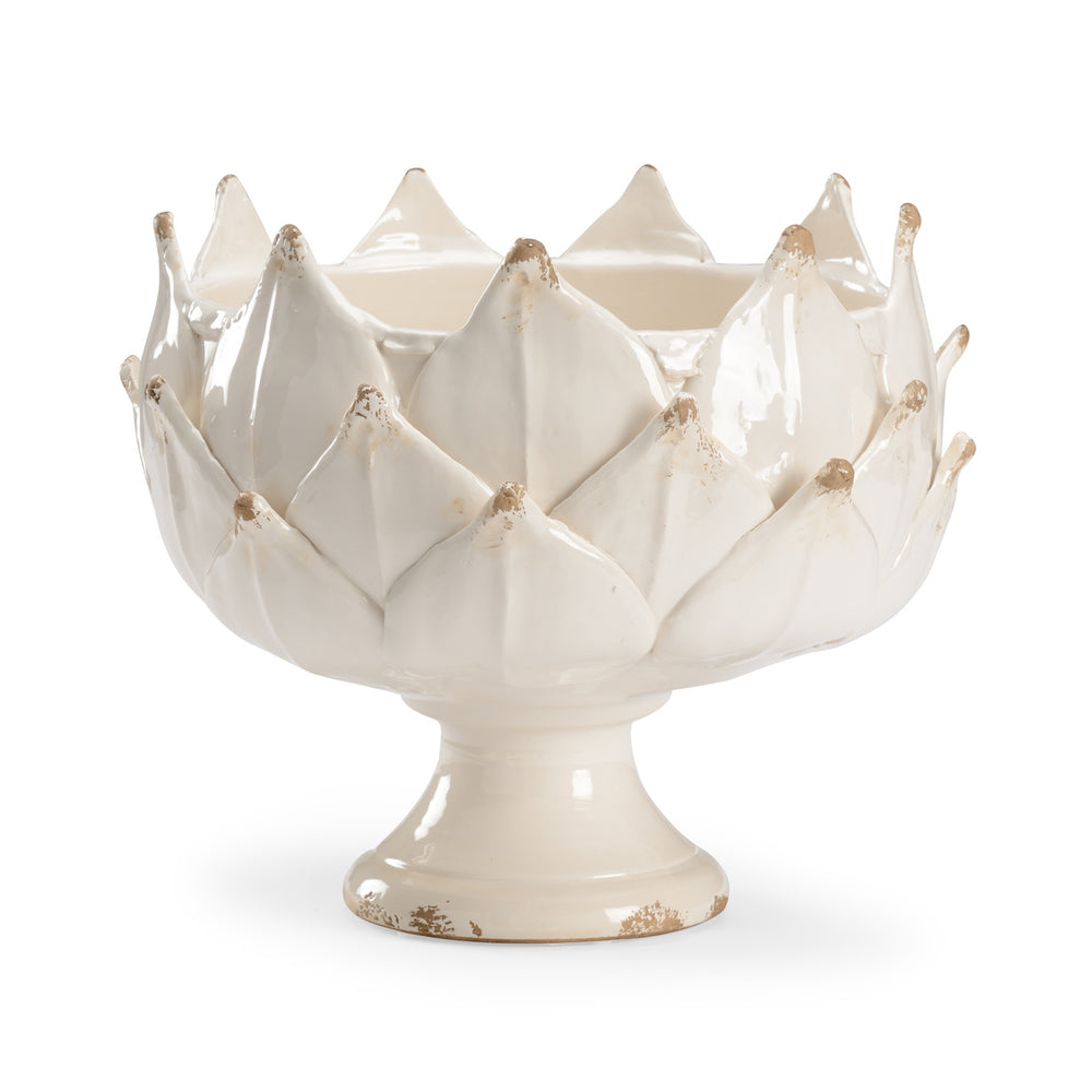 Chelsea House White Leaf Vase