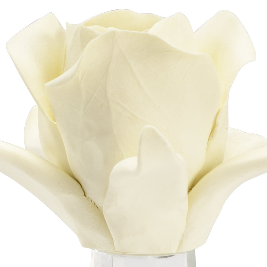 Chelsea House Large Rose On Stand Cream