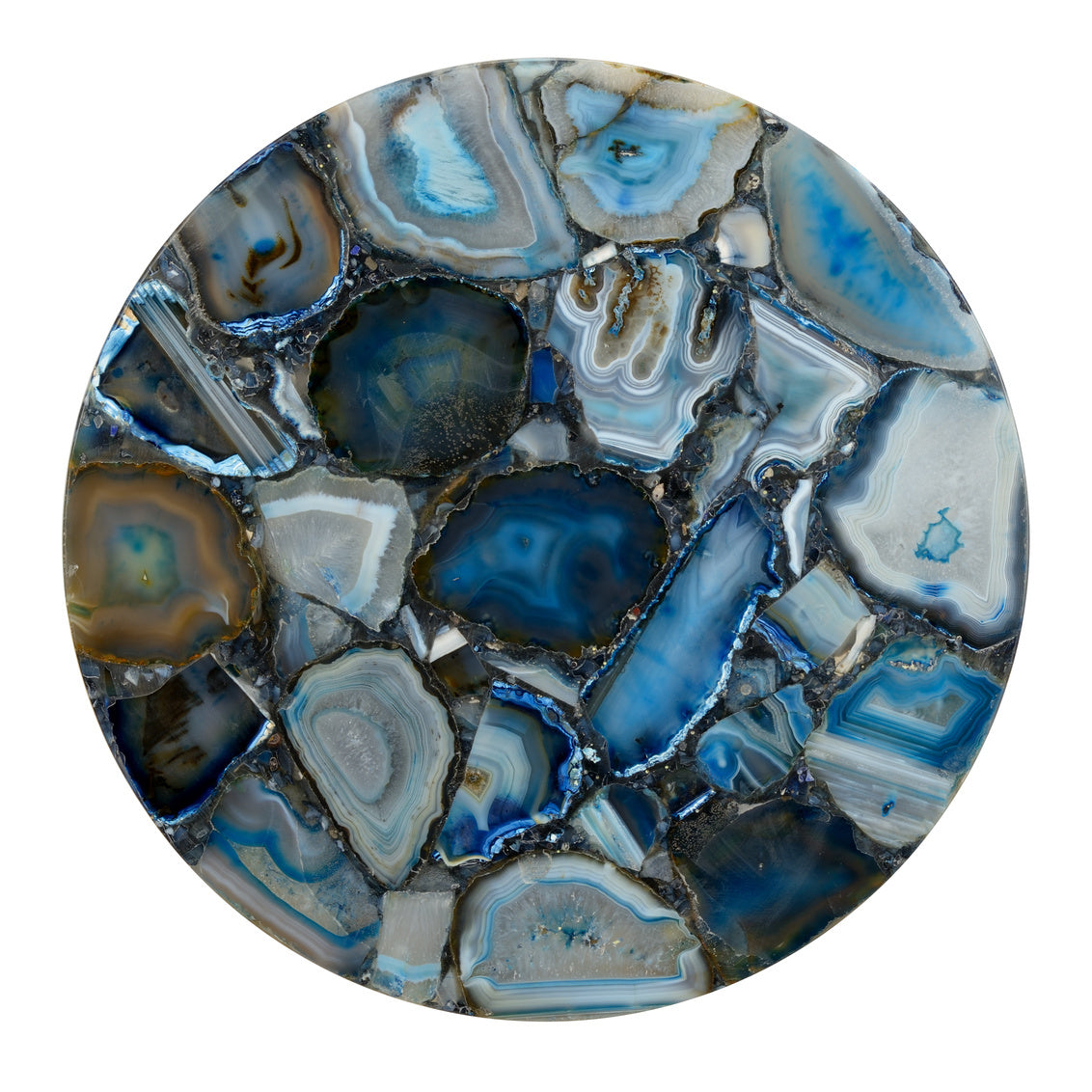 Chelsea House Blue Agate Side Table