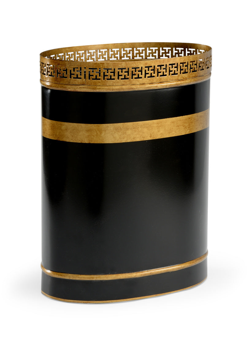 Chelsea House Robbins Wastebasket Black