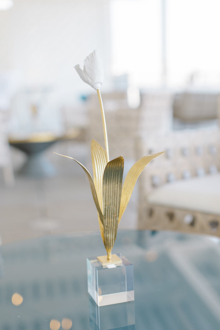 Chelsea House Tulip on Stand Sculpture