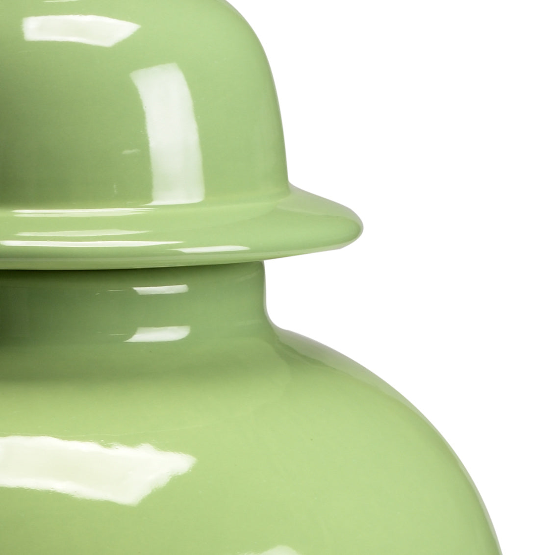 Chelsea House Landis Covered Vase Green